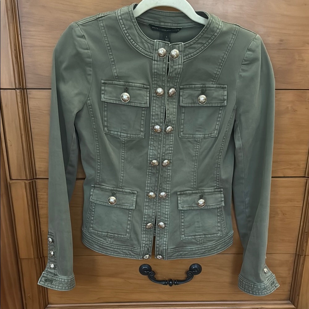 Women's Olive Military Style Jacket